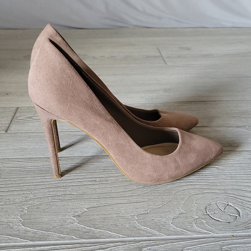 Rogue suede high heels